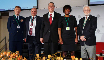 Panelists on stage