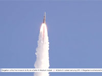 Screenshot of rocket launch