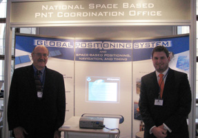 Photo of U.S. GPS display booth