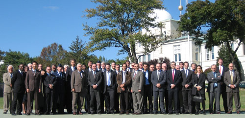 U.S. and European delegations at the U.S. Naval Observatory