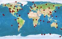 Map of GDGPS coverage